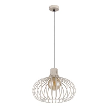 Globo - Lampadario a sospensione con cavo 1xE27/40W/230V beige