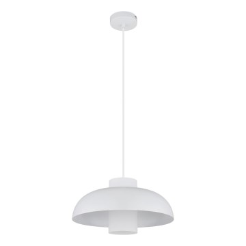 Globo - Lampadario a sospensione con cavo 1xE27/60W/230V bianco