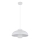Globo - Lampadario a sospensione con cavo 1xE27/60W/230V bianco