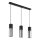 Globo - Lampadario a sospensione con cavo 3xE27/25W/230V nero