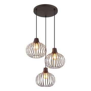 Globo - Lampadario a sospensione con cavo 3xE27/40W/230V