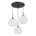 Globo - Lampadario a sospensione con cavo 3xE27/60W/230V diam. 42,5 cm