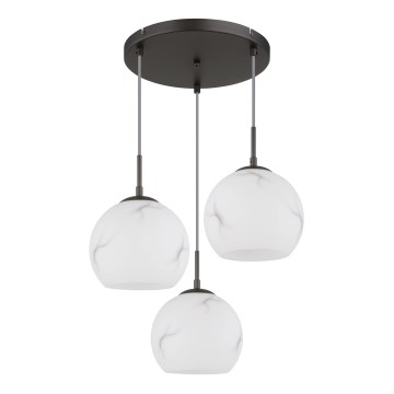 Globo - Lampadario a sospensione con cavo 3xE27/60W/230V diam. 42,5 cm