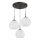 Globo - Lampadario a sospensione con cavo 3xE27/60W/230V diam. 42,5 cm