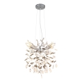 Globo - Lampadario a sospensione con cavo 4xE14/40W/230V argento