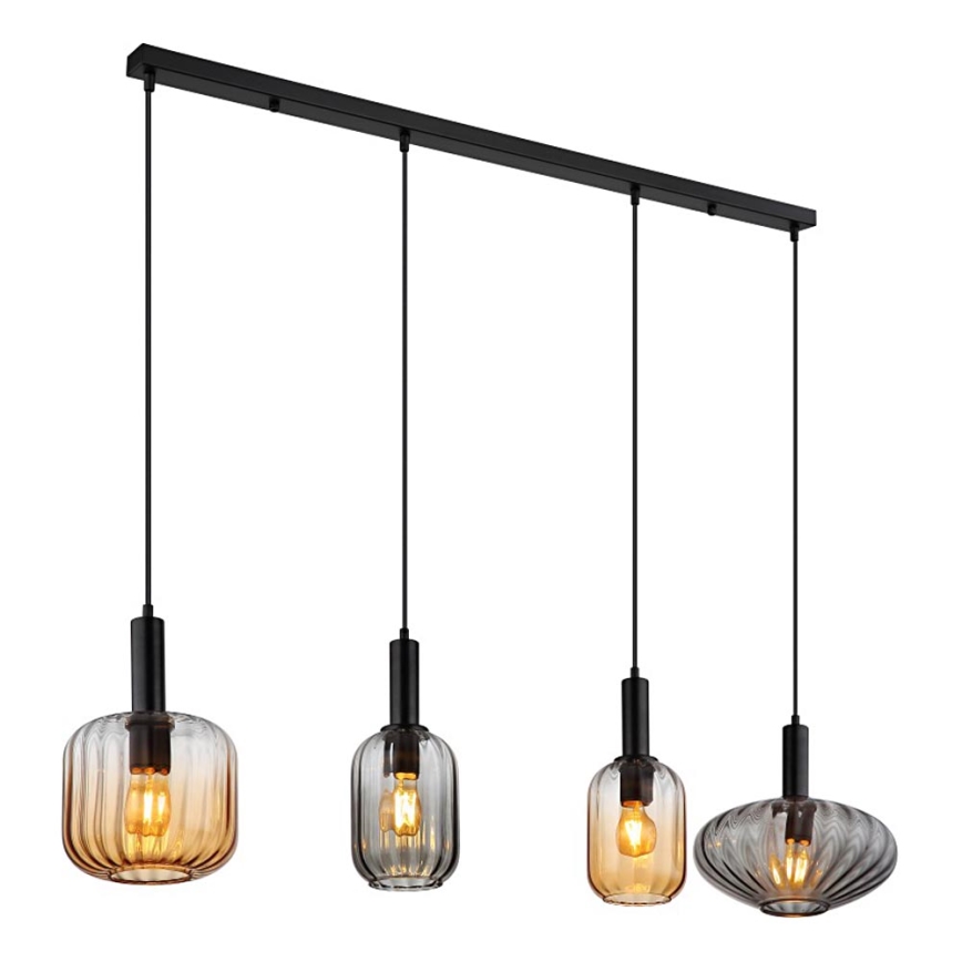 Globo - Lampadario a sospensione con cavo 4xE27/60W/230V