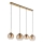 Globo - Lampadario a sospensione con cavo 4xE27/60W/230V ottone