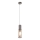 Globo - Lampadario a sospensione con filo 1xE27/25W/230V diametro 10,5 cm cromo opaco