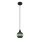 Globo - Lampadario a sospensione con filo 1xE27/25W/230V diametro 15 cm verde