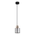 Globo - Lampadario a sospensione con filo 1xE27/25W/230V nero diametro 12 cm