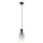 Globo - Lampadario a sospensione con filo 1xE27/40W/230V diametro 12,5 cm nero