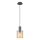 Globo - Lampadario a sospensione con filo 1xE27/40W/230V diametro 18 cm marrone