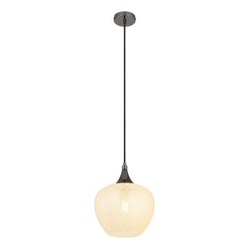 Globo - Lampadario a sospensione con filo 1xE27/40W/230V diametro 24 cm bianco/antracite