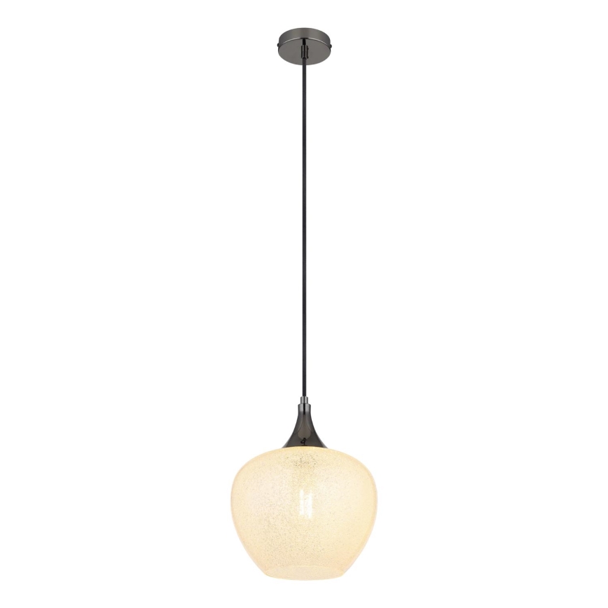 Globo - Lampadario a sospensione con filo 1xE27/40W/230V diametro 24 cm bianco/antracite