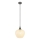 Globo - Lampadario a sospensione con filo 1xE27/40W/230V diametro 24 cm bianco/antracite