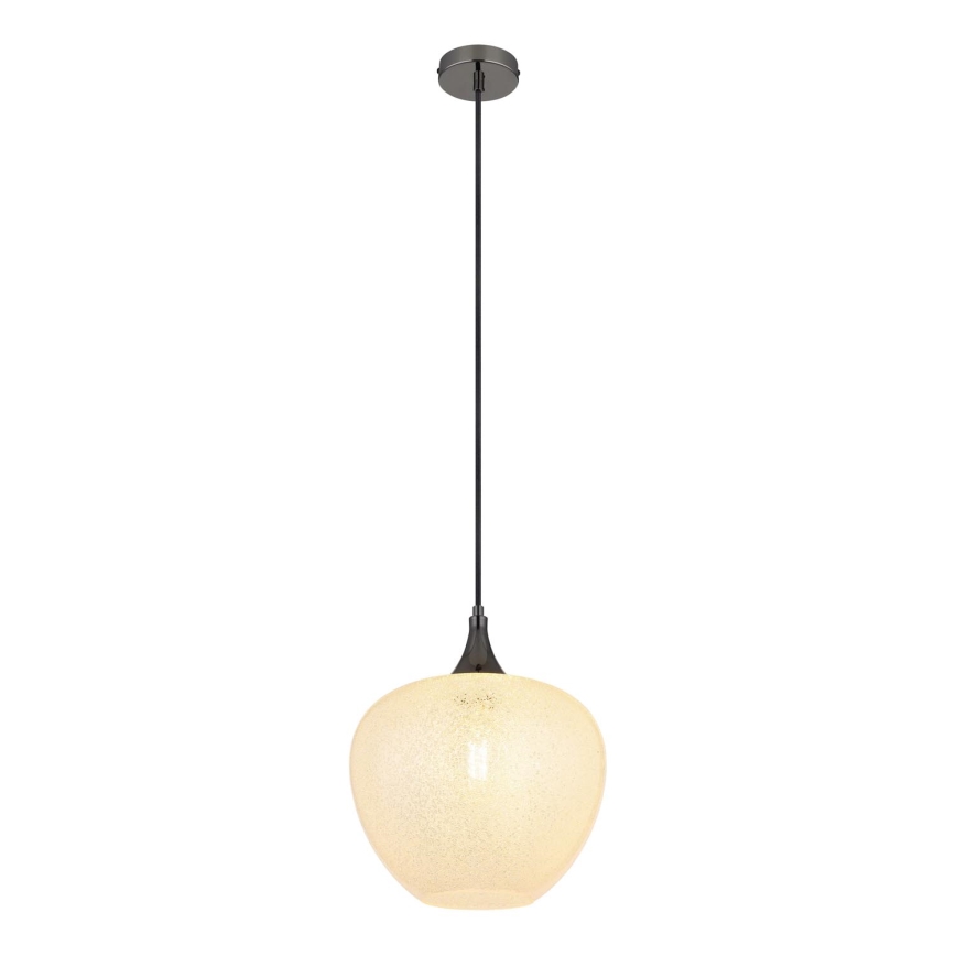 Globo - Lampadario a sospensione con filo 1xE27/40W/230V diametro 29 cm bianco/antracite