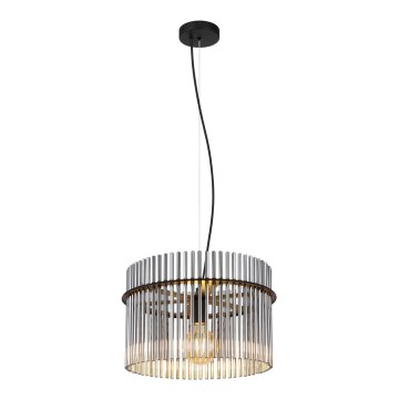 Globo - Lampadario a sospensione con filo 1xE27/60W/230V diametro 40 cm nero