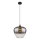 Globo - Lampadario a sospensione con filo 1xE27/60W/230V diametro 40 cm nero