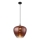 Globo - Lampadario a sospensione con filo 1xE27/60W/230V diametro 40 cm rame