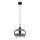 Globo - Lampadario a sospensione con filo 1xE27/9W/230V diametro 28 cm nero