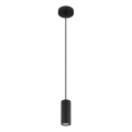 Globo - Lampadario a sospensione con filo 1xGU10/25W/230V nero