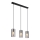 Globo - Lampadario a sospensione con filo 3xE14/25W/230V nero