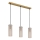 Globo - Lampadario a sospensione con filo 3xE14/40W/230V oro