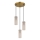Globo - Lampadario a sospensione con filo 3xE14/40W/230V oro