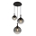 Globo - Lampadario a sospensione con filo 3xE27/10W/230V diametro 48 cm nero