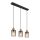 Globo - Lampadario a sospensione con filo 3xE27/15W/230V quercia