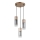 Globo - Lampadario a sospensione con filo 3xE27/25W/230V bronzo diametro 34 cm