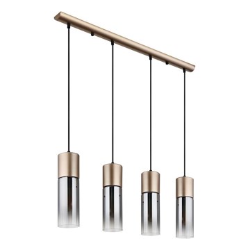 Globo - Lampadario a sospensione con filo 3xE27/25W/230V bronzo
