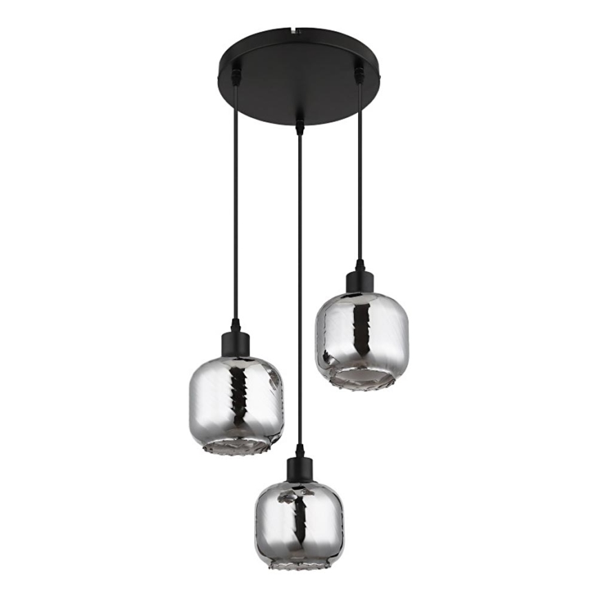 Globo - Lampadario a sospensione con filo 3xE27/25W/230V