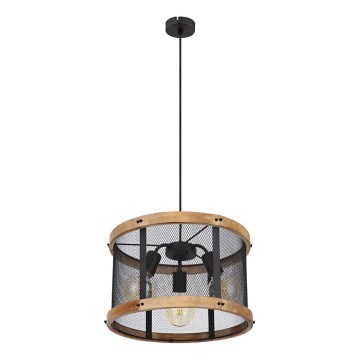 Globo - Lampadario a sospensione con filo 3xE27/40W/230V diametro 40 cm
