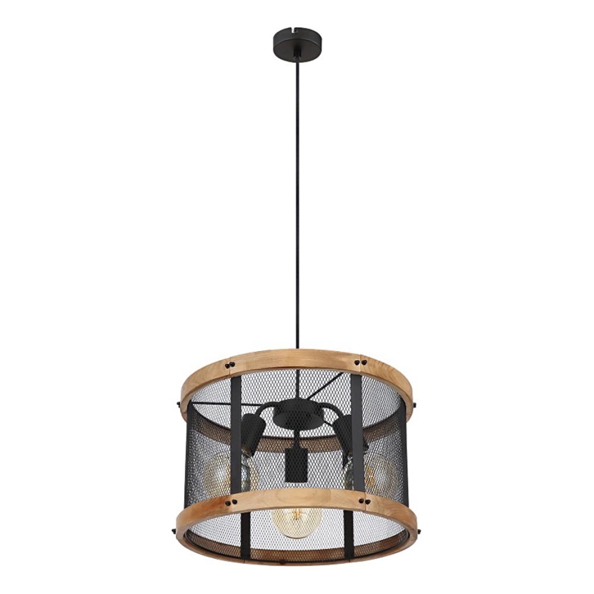Globo - Lampadario a sospensione con filo 3xE27/40W/230V diametro 40 cm