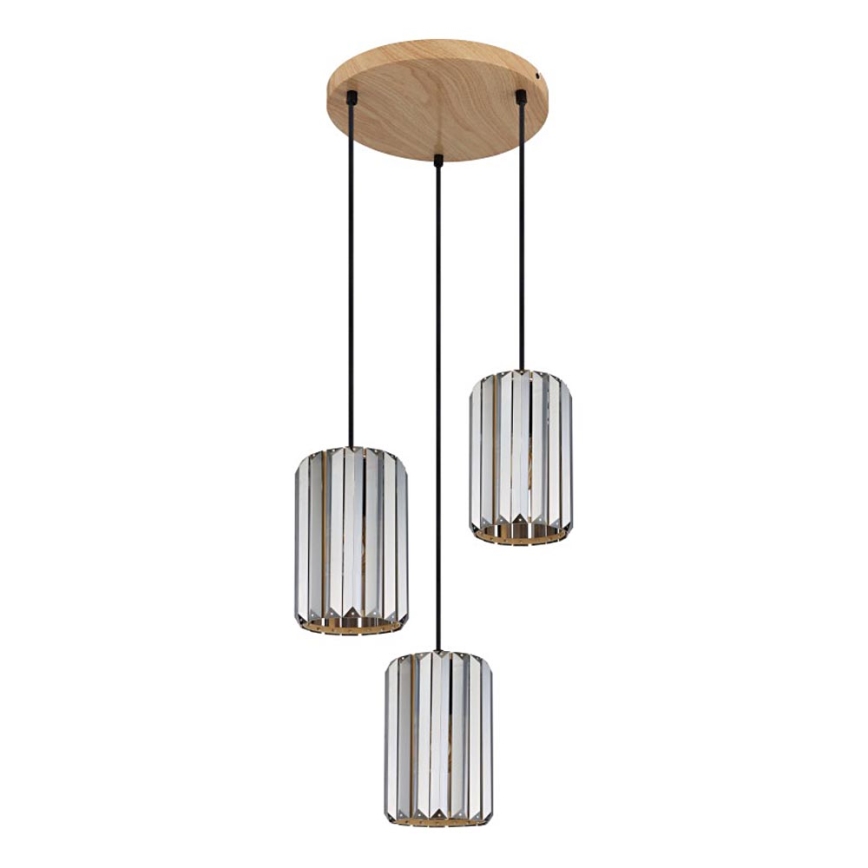 Globo - Lampadario a sospensione con filo 3xE27/60W/230V diametro 35 cm