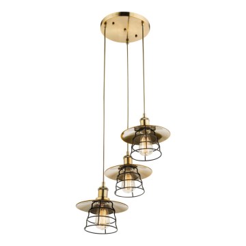 Globo - Lampadario a sospensione con filo 3xE27/60W/230V