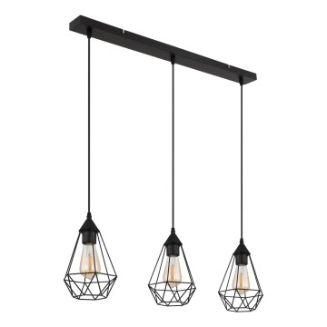 Globo - Lampadario a sospensione con filo 3xE27/60W/230V