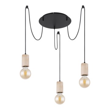 Globo - Lampadario a sospensione con filo 3xE27/60W/230V ragno