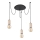 Globo - Lampadario a sospensione con filo 3xE27/60W/230V ragno