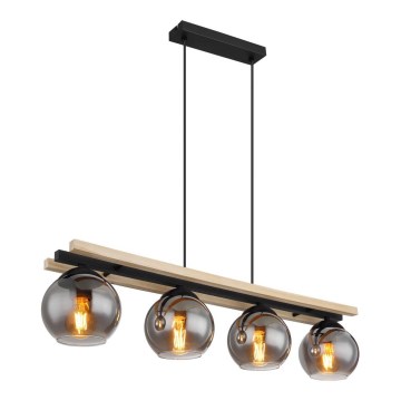Globo - Lampadario a sospensione con filo 4xE27/25W/230V