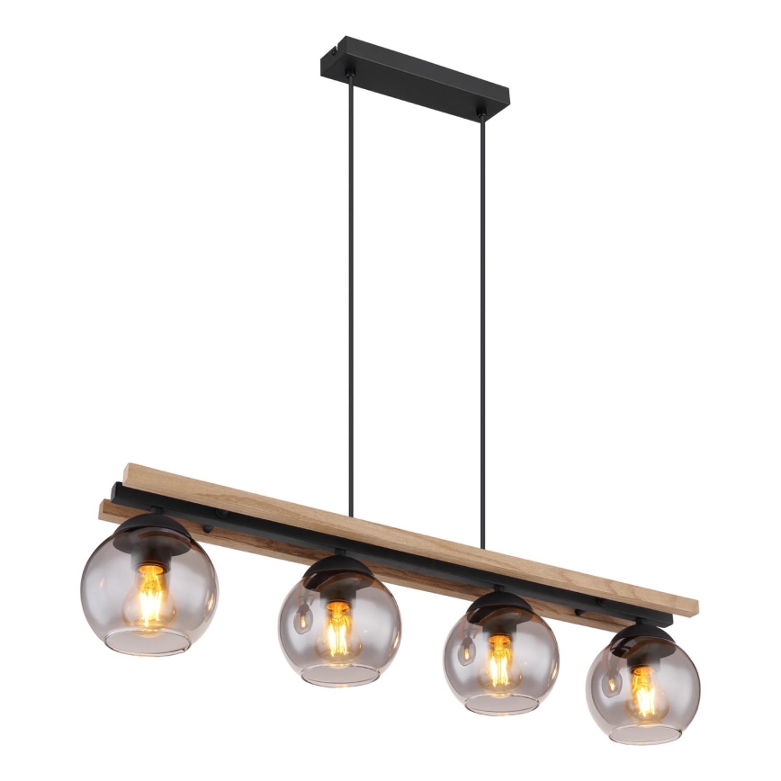 Globo - Lampadario a sospensione con filo 4xE27/25W/230V
