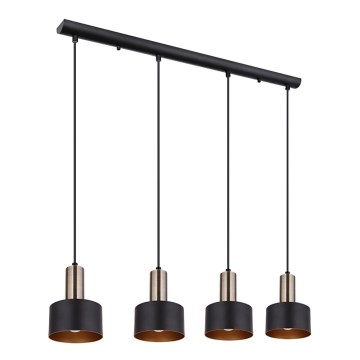 Globo - Lampadario a sospensione con filo 4xE27/40W/230V
