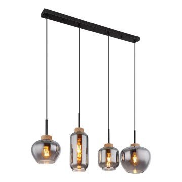 Globo - Lampadario a sospensione con filo 4xE27/40W/230V