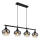 Globo - Lampadario a sospensione con filo 4xE27/40W/230V nero