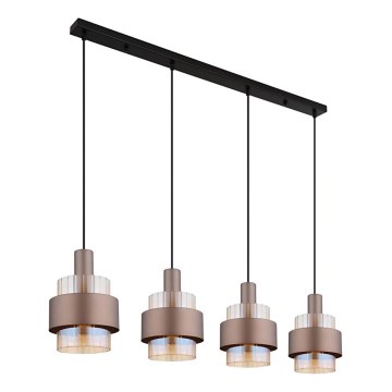 Globo - Lampadario a sospensione con filo 4xE27/60W/230V