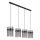 Globo - Lampadario a sospensione con filo 4xE27/60W/230V nero