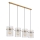 Globo - Lampadario a sospensione con filo 4xE27/60W/230V oro