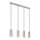 Globo - Lampadario a sospensione con filo 4xGU10/35W/230V cromo opaco