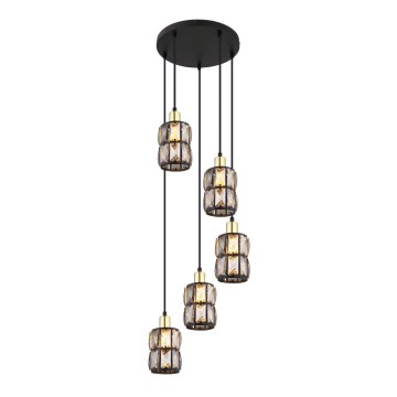 Globo - Lampadario a sospensione con filo 5xE14/40W/230V